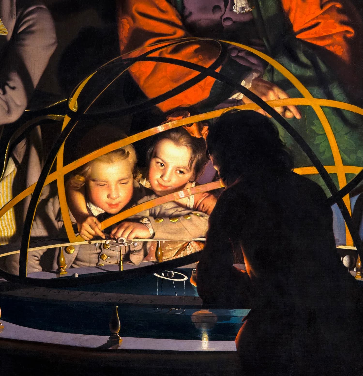 A Philosopher Lecturing on the Orrery — Joseph Wright of Derby, 1766